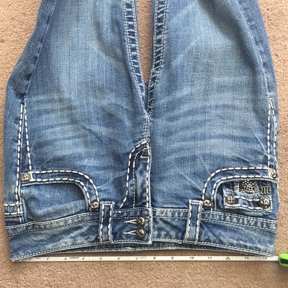 Miss Me Flap Pocket Jeans w Bling 💗 27 Boot - Picture 8 of 8